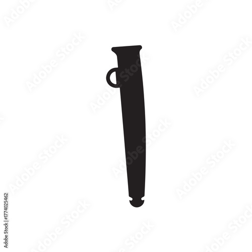 Sword sheath scabbard medieval weapon silhouette