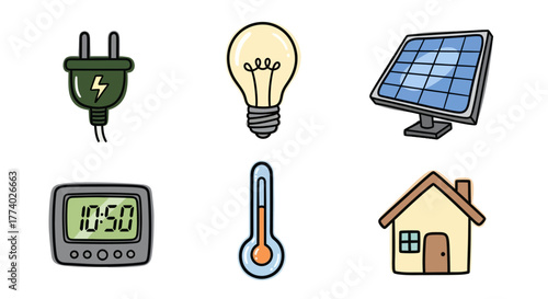 Vector25943 cartoon energy efficiency