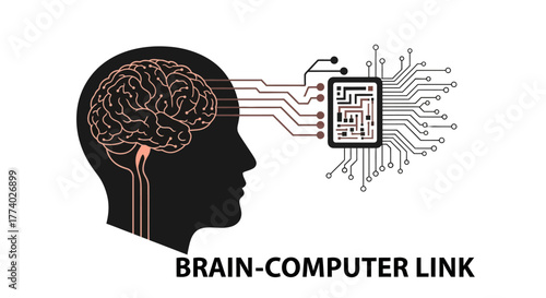 Vector25967 silhouette brain computer