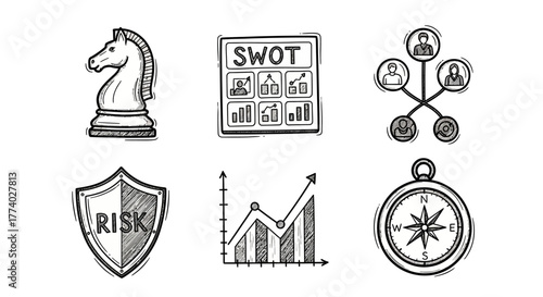 Vector26062 hand drawn sketches business