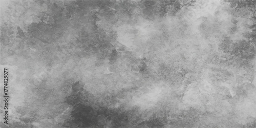 Dark grunge paper texture with grey mist and light pattern backdrop surface