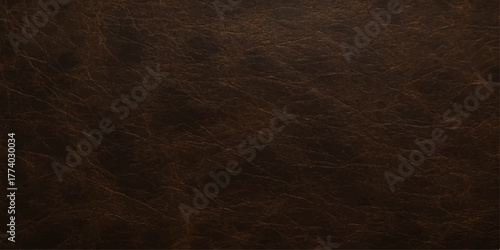 Dark vintage leather texture material background or fabric surface pattern