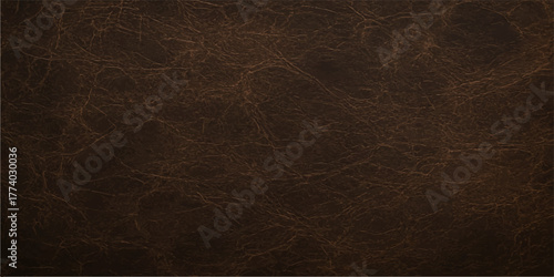 Dark brown vintage leather texture pattern background