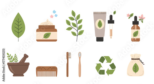 Natural Organic Eco-Friendly Beauty and Personal Care Products Collection.