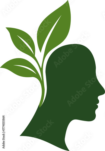 Logo with a simple design for a naturopathic practice