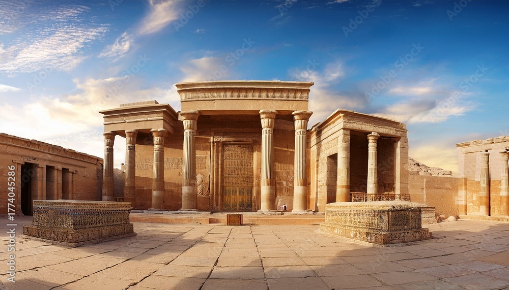 Fototapeta premium palace of cleopatra ptolemaic kingdom of egypt