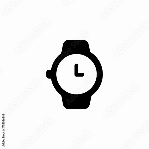 wrist watch icon sign vector