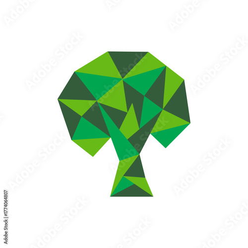 broccoli abstract logo