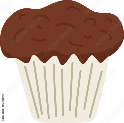chocolate muffin cupcake