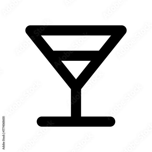 Close Up Of Mocktail Symbol 