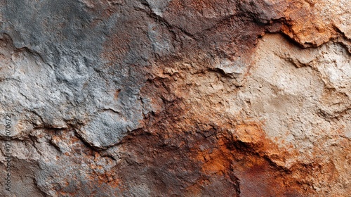 Wallpaper Mural Textured rock surface with shades of gray, brown, and orange, perfect for backgrounds Torontodigital.ca