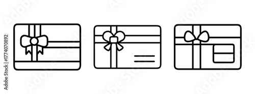 Gift box present vector graphic illustration with ribbon and bow for holiday celebration design needs