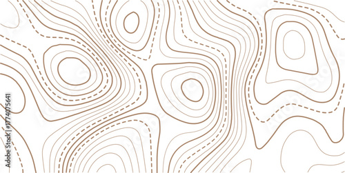 Abstract topo contour map on white background, Topographic map Topographic contour lines map seamless patter.artography terrain contour lines backdrop for website, presentations.