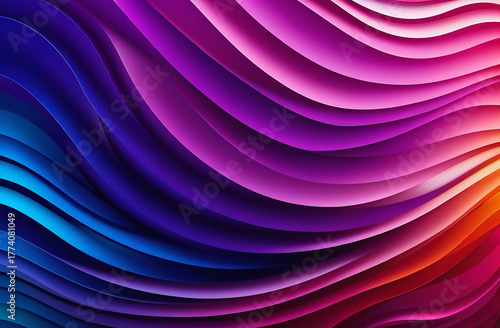 Colour Wooden Spiral Abstract Background