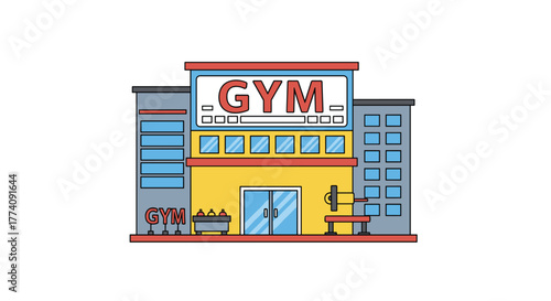 Find your strength at this vibrant gym, a modern fitness center for building a healthier lifestyle with the best equipment available to you