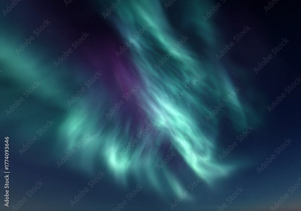 Fototapeta premium Abstract Aurora Light Wave Background – Colorful Gradient Motion Blur Wallpaper