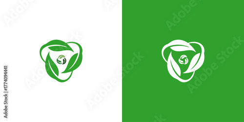 Go Green with this Vibrant Eco-Friendly Recycling Logo Design for Your Sustainable Business, Promoting Environmental Awareness and a Commitment to a Greener Future
