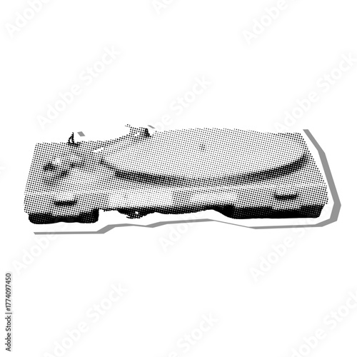 Vintage turntable isolated