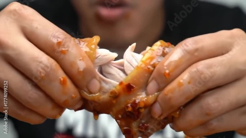 woman holding a seashell