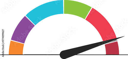 Performance Indicator Vector & Infographic
