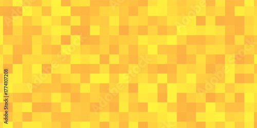 Dark green, yellow vector texture in polygonal style. Abstract illustration with gradient squares , rectangles. An easy addition to your ads.
