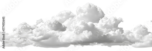 A stunning view of fluffy white clouds floating in a clear blue sky, creating a serene atmosphere perfect for relaxation and inspiration in outdoor settings