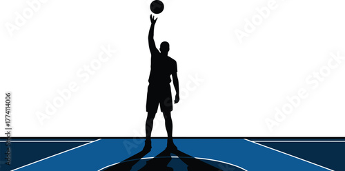 Black silhouette of row houses with string lights buildings 1