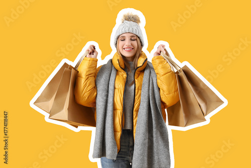 Pretty young woman with sho...