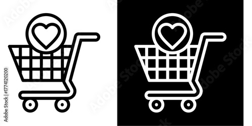 Wishlist  Icon Set White Style Collection
