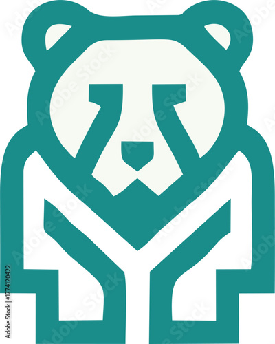 Modern professional grizzly bear logo for a sport team
Bear head outline silhouette cut out vector sticker with Simple Geometric Design of Bear Head and Bear head mascot vector for emblem design Masco