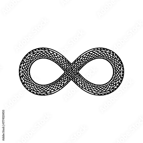 Symbol of endless possibilities and continuous journeys