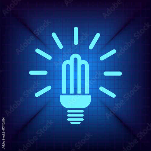 Vector illustration on a blue background