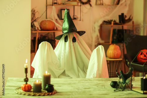 Person in Halloween costume...