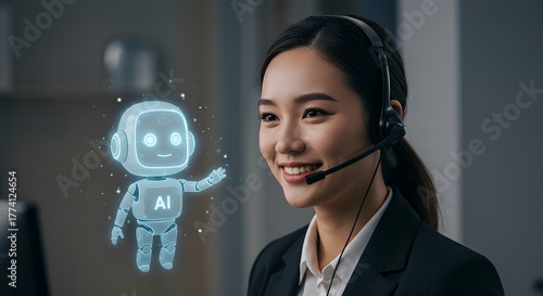 Human and AI Collaboration Customer Support Agent with Chatbot