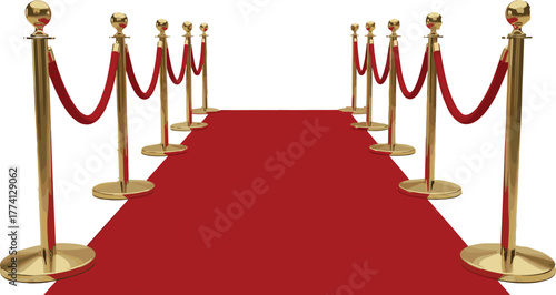 Red Carpet Entrance A Festive Pathway to an Exclusive Event