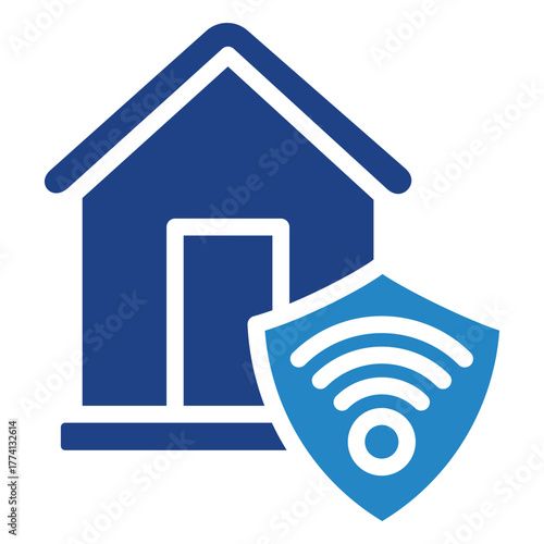Home Security Mini Illustration Icon. Use For Modern Concept, Print, Ui, Ux Kit, Web And App Development. Vector Related To Technology, Smart Home And More