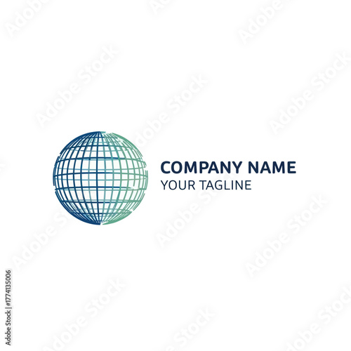 Global network logo representing international business and worldwide connections.