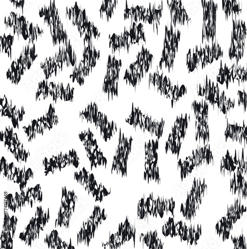 There are large, heavily distorted and dirty spots on the screen.