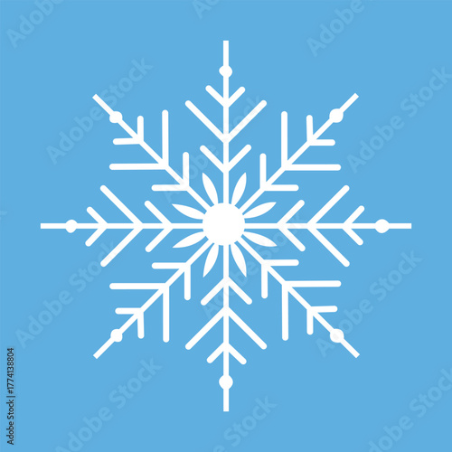 snowflake icon vector