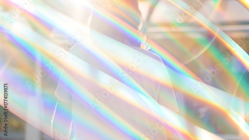 Prism Light Texture Background 8K Seamless Rainbow Flare