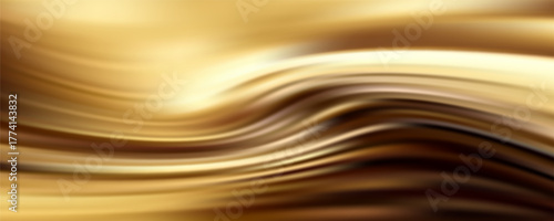 Particle drapery luxury gold background. 3d illustration, 3d rendering.