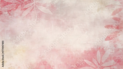 Watercolor Floral Texture Background 8K Seamless Blush Pink