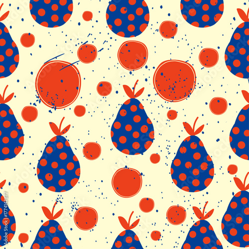 Retro Vintage Vector Repeat Pattern 1