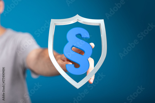 Concept image with a hand h...