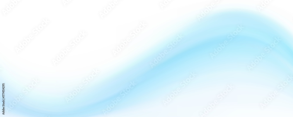 Fototapeta premium Modern blue wave background design, vector illustration