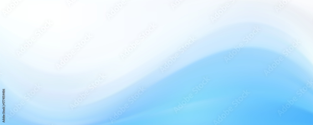 Fototapeta premium Modern blue wave background design, vector illustration