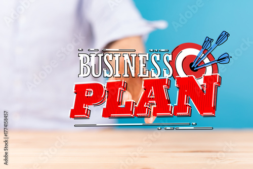 Business plan concept with ...