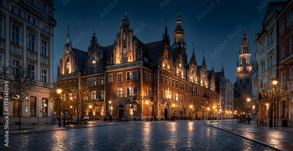 Fototapeta premium City Hall in Wroclaw