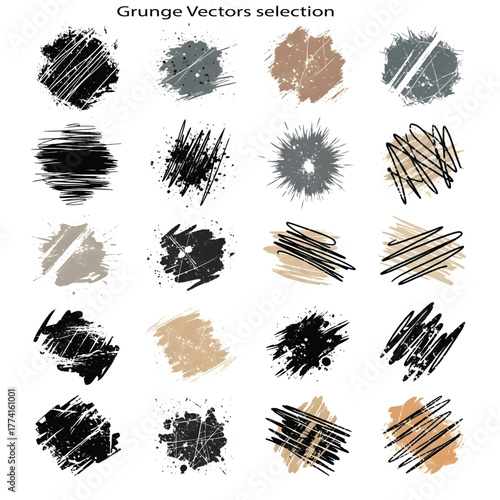 Abstract Grunge Texture Background Design