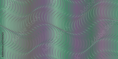 Abstract Wavy Gradient Pattern with Swirls